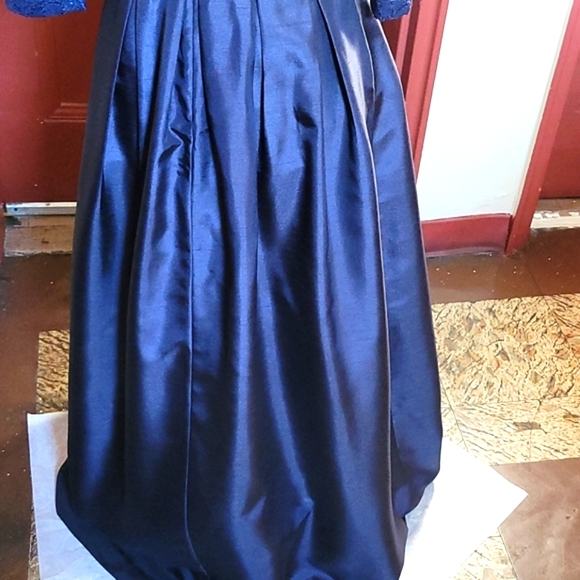 JH BLUE EVENING GOWN SIZE 6 - Picture 8 of 15